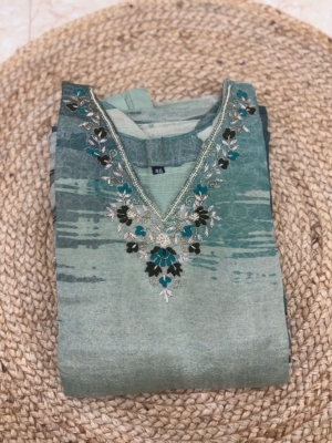 Shimmer tissue kurti